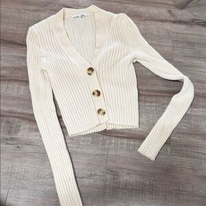 Madewell  Ribbed Button-Up Women's Sweater